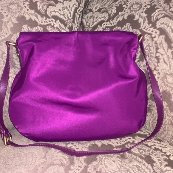 MARC BY MARC JACOBS Preppy Nylon Natasha Crossbody Bag, Violet - Picture 2 of 4